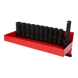 KS Tools 1/2″ Sechskant-Kraft-Stecknuss-Satz, lang, 13-teilig KS Tools 1/2″ Sechskant-Kraft-Stecknuss-Satz, lang, 13-teilig