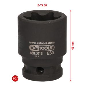 KS Tools 1/2″ Spezial-Stecknuss für Mercedes, E30, 46 mm kurz KS Tools 1/2″ Spezial-Stecknuss für Mercedes, E30, 46 mm kurz