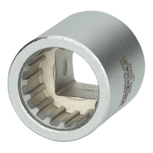 KS Tools 1/2" Spezial Stecknuss mit Sonderprofil, matt, 30 mm