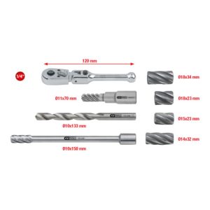 KS Tools 1/4″ MASTER ABS-Sensoren-Reibahlen-Satz, 8-teilig KS Tools 1/4″ MASTER ABS-Sensoren-Reibahlen-Satz, 8-teilig