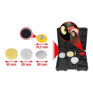 KS Tools 1/4″ Mini-Druckluft-Polierer-Satz 5-tlg.