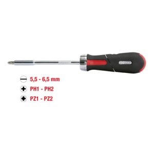 KS Tools 1/4″ Revolver-Ratschen-Bit-Schraubendreher, 7-teilig KS Tools 1/4″ Revolver-Ratschen-Bit-Schraubendreher, 7-teilig