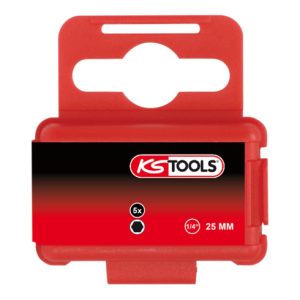 KS Tools 1/4″ TORSIONpower Bit Innen6kant, 25mm, 8mm, 5er Pack KS Tools 1/4″ TORSIONpower Bit Innen6kant, 25mm, 8mm, 5er Pack
