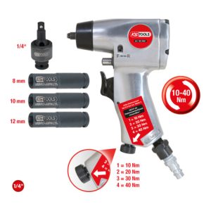KS Tools 1/4 Zoll Glühkerzen-Druckluft-Vibrationsschrauber-Satz, 5-tlg. KS Tools 1/4 Zoll Glühkerzen-Druckluft-Vibrationsschrauber-Satz, 5-tlg.