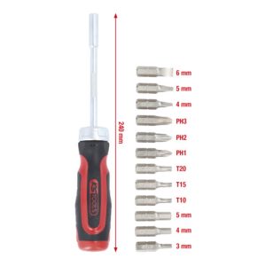 KS Tools 12 in 1 Ratschen-Bit-Schraubendreher KS Tools 12 in 1 Ratschen-Bit-Schraubendreher