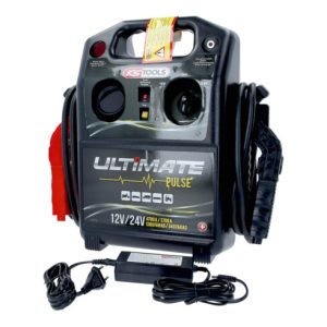 KS Tools 12 V / 24 V Kondensator-Booster – mobiles Starthilfegerät 4700 A / 3700A