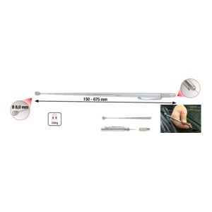 KS Tools 2in1 Teleskop-Magnethalter mit Waschdüsen-Reinigungs- und Einstellwerkzeug, 150-675mm KS Tools 2in1 Teleskop-Magnethalter mit Waschdüsen-Reinigungs- und Einstellwerkzeug, 150-675mm