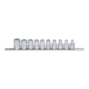 KS Tools 3/8″ TX-E Stecknuss-Satz, 10-teilig, E5-E18 KS Tools 3/8″ TX-E Stecknuss-Satz, 10-teilig, E5-E18