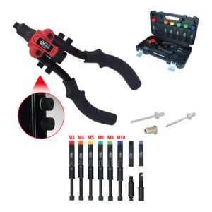 KS Tools 3 in 1 Nietzangen-Satz, 15-tlg. KS Tools 3 in 1 Nietzangen-Satz, 15-tlg.