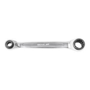 KS Tools 4 in 1 GEARplus umschaltbar Doppel-Ratschenringschlüssel, 14x17x18x19mm