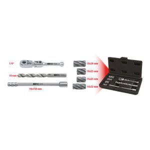 KS Tools ABS-Sensoren-Reibahlen-Satz, 7-teilig