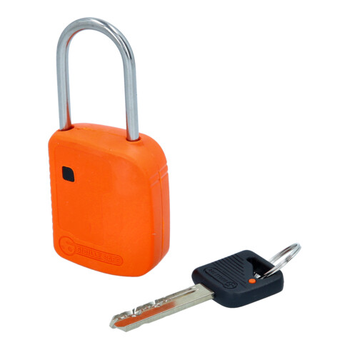 KS Tools Absperr-Vorhängeschloss, orange, Metall, 38 mm