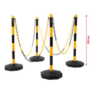 KS Tools Absperrpfosten-Satz mit Kette, 13-tlg. KS Tools Absperrpfosten-Satz mit Kette, 13-tlg.