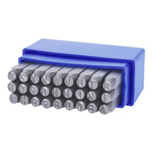 KS Tools Buchstaben-Prägestempel-Satz, 27-teilig