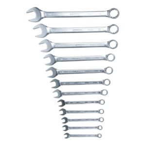 KS Tools CLASSIC Ringmaulschlüssel-Satz, abgewinkelt, 12-teilig 10-32mm