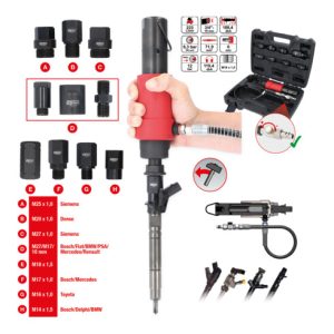 KS Tools Druckluft Injektoren-Auszieher-Satz, 9-tlg KS Tools Druckluft Injektoren-Auszieher-Satz, 9-tlg