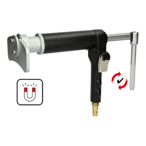 KS Tools Druckluftspindel für Bremskolben-Adapter für beengte Platzverhältnisse, 260 mm