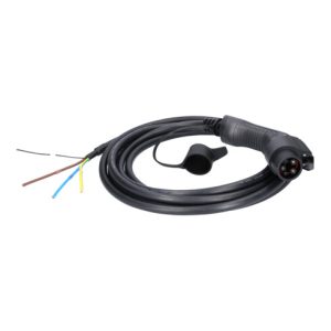 KS Tools efuturo Ladekabel gerade, 1 Phase, bis zu 7,4 kW, 32 A, 230 V, Mode 3, 5 Meter, Typ 1