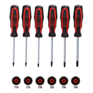 KS Tools ERGOTORQUEplus Schraubendreher-Satz, 6-tlg., Torx KS Tools ERGOTORQUEplus Schraubendreher-Satz, 6-tlg., Torx