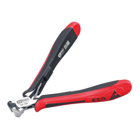 KS Tools ESD Mini-Schrägschneider, 120 mm breiter Kopf