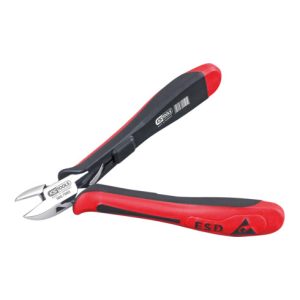 KS Tools ESD Seitenschneider, 125mm ovaler Kopf mit Drahthalter