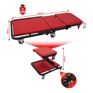 KS Tools Fahrbare Liege und Klappsitz, 1040x490mm KS Tools Fahrbare Liege und Klappsitz, 1040x490mm