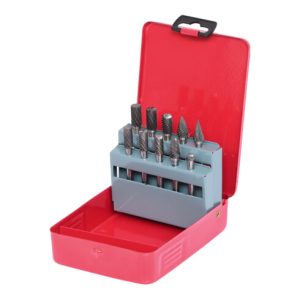 KS Tools HM Frässtift-Satz, Stahlblechkassette, 10-teilig KS Tools HM Frässtift-Satz, Stahlblechkassette, 10-teilig