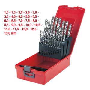 KS Tools HSS-G Spiralbohrer-Satz, Kunststoffkassette, 25-teilig 1-13mm KS Tools HSS-G Spiralbohrer-Satz, Kunststoffkassette, 25-teilig 1-13mm
