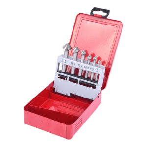 KS Tools HSS Kegel- und Entgratsenker-Satz, Stahlblechkassette 6-teilig KS Tools HSS Kegel- und Entgratsenker-Satz, Stahlblechkassette 6-teilig