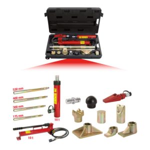 KS Tools Hydraulischer KFZ-Richtwerkzeugsatz 10t, 17-tlg. KS Tools Hydraulischer KFZ-Richtwerkzeugsatz 10t, 17-tlg.