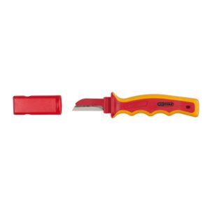 KS Tools Isoliertes Kabelmesser, 205 mm mit Sicherheits-Kunstoffgriff KS Tools Isoliertes Kabelmesser, 205 mm mit Sicherheits-Kunstoffgriff
