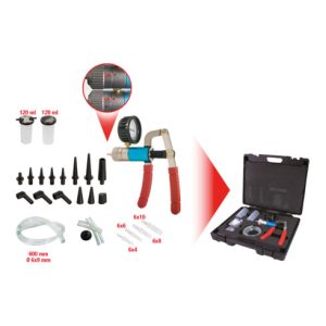 KS Tools KFZ Druck- und Unterdruckpumpen-Satz, 7-teilig KS Tools KFZ Druck- und Unterdruckpumpen-Satz, 7-teilig