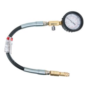 KS Tools Manometer mit Schlauch, 0-1000 psi, Ø 70 mm
