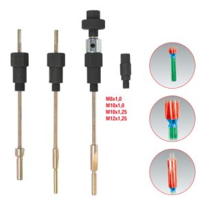 KS Tools MASTER 3 in 1 Glühkerzen-Reibahlen-Satz, 9-teilig