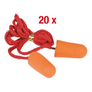 KS Tools Ohrstöpsel PU, mit Schnur, 20 Paar KS Tools Ohrstöpsel PU, mit Schnur, 20 Paar