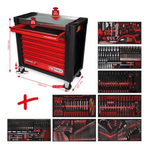 KS Tools Performanceplus Werkstattwagen-Satz P25 mit 564 Werkzeugen für 8 Schubladen KS Tools Performanceplus Werkstattwagen-Satz P25 mit 564 Werkzeugen für 8 Schubladen