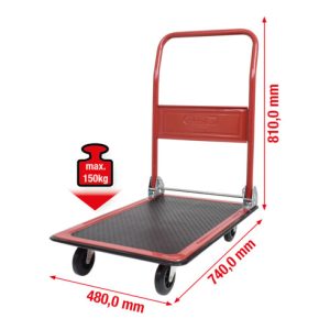 KS Tools Plattformwagen für Lager und Werkstatt, 150kg KS Tools Plattformwagen für Lager und Werkstatt, 150kg