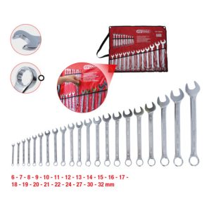 KS Tools Ringmaulschlüssel-Satz, abgewinkelt, 21-teilig, 6 – 32 mm