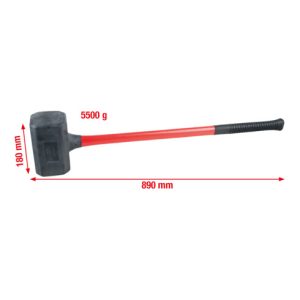 KS Tools Rückschlagfreier Schonhammer, XL, 4500g KS Tools Rückschlagfreier Schonhammer, XL, 4500g