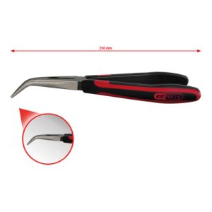 KS Tools SlimPOWER Flachrundzange, gebogen, 210 mm KS Tools SlimPOWER Flachrundzange, gebogen, 210 mm