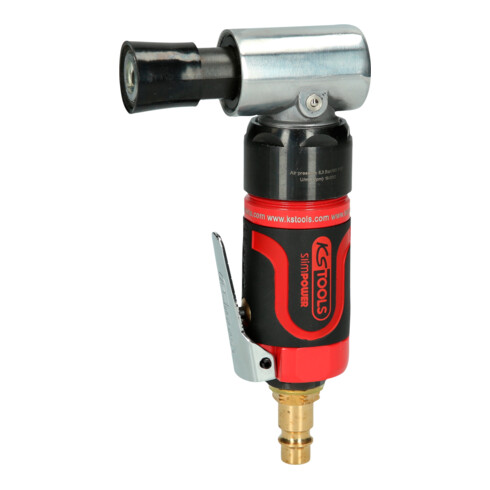KS Tools SlimPOWER Mini-Druckluft-Schleifmaschine für kleine Pads, 19000 U/min