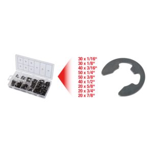 KS Tools Sortiment E-Sicherungsringe, SAE, 300-teilig KS Tools Sortiment E-Sicherungsringe, SAE, 300-teilig