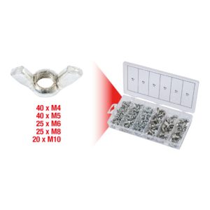 KS Tools Sortiment Flügelmuttern, 150-teilig KS Tools Sortiment Flügelmuttern, 150-teilig