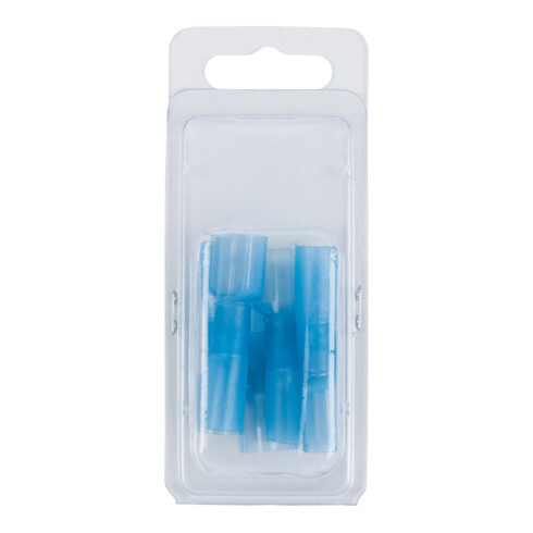 KS Tools Sortiment isolierter Quetschverbinder, blau, AWG16-14, 6-tlg Stecker