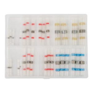KS Tools Sortiment Lötmuffen, isoliert, 1,8×25 mm-6,2×40 mm, 30-tlg