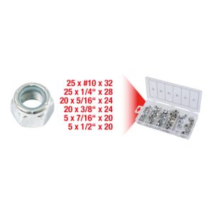KS Tools Sortiment Muttern, selbstsichernd, UNF, 100-teilig KS Tools Sortiment Muttern, selbstsichernd, UNF, 100-teilig