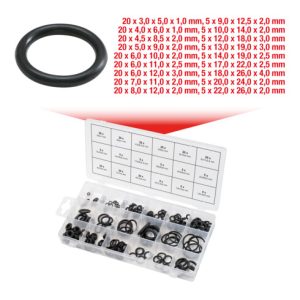 KS Tools Sortiment O-Ringe, innen Ø 3-22mm, 225-teilig KS Tools Sortiment O-Ringe, innen Ø 3-22mm, 225-teilig