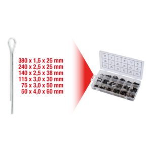KS Tools Sortiment Splinte, 1000-teilig KS Tools Sortiment Splinte, 1000-teilig