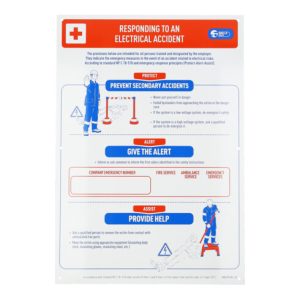 KS Tools Stromschlag-Erste-Hilfe-Plakat KS Tools Stromschlag-Erste-Hilfe-Plakat