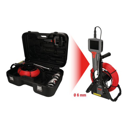 KS Tools ULTIMATEvision MASTER Videoskop-Satz, 0° auf Trommel, Ø 6,0 mm